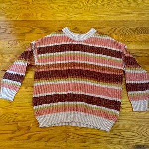 Big comfy knitted pink sweater size M